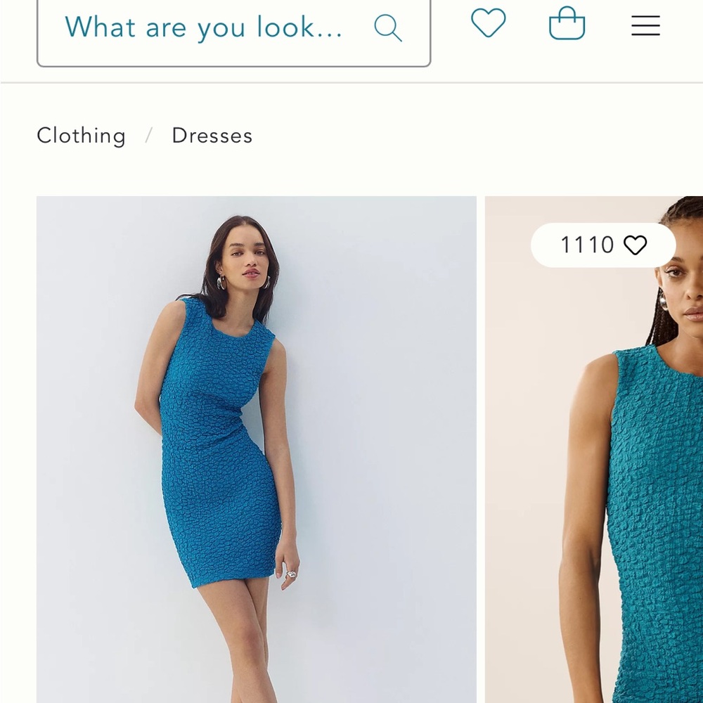 Anthropologie Textured Mini Shift Dress Textured Blue Sleeveless Dress